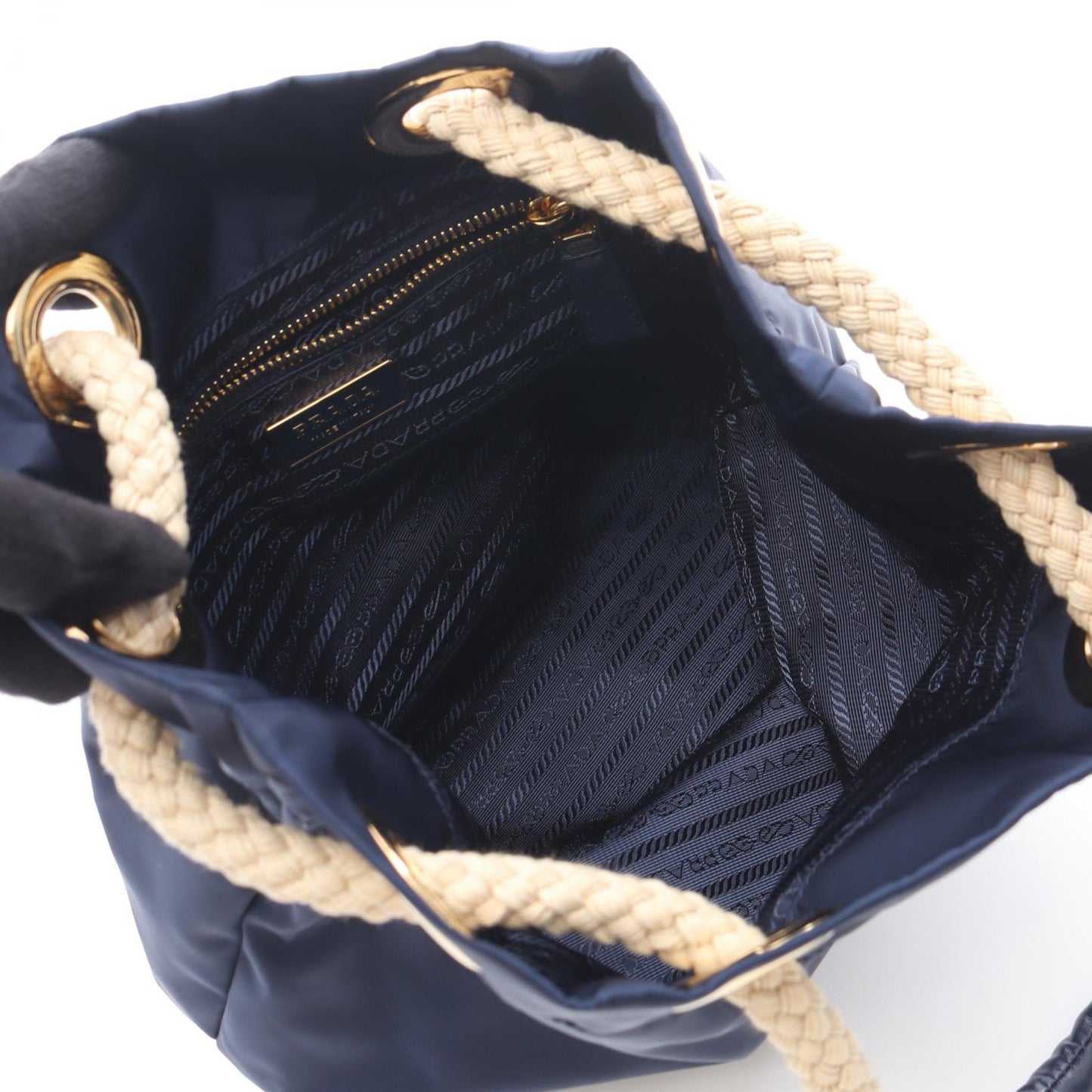 Prada Re-Nylon TESSUTO ROPE Bucket Bag Shoulder Bag
