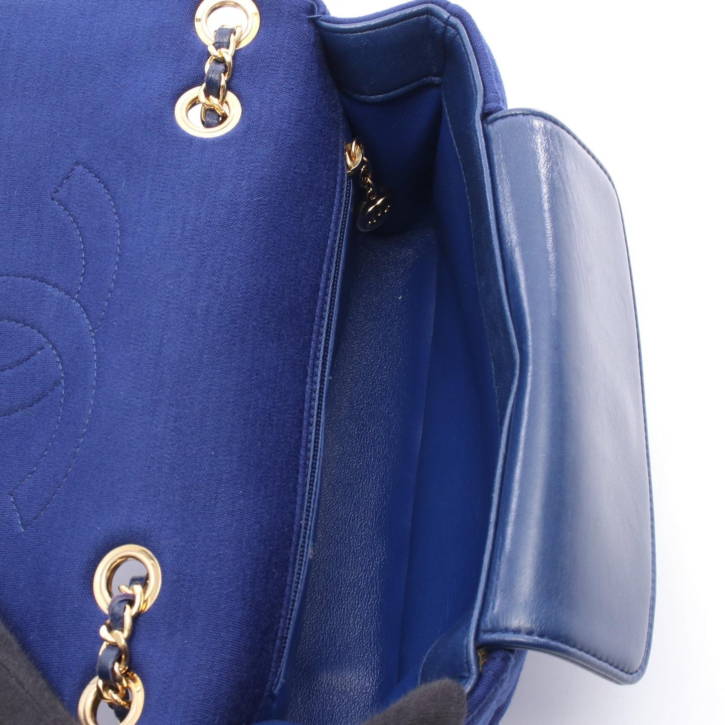 Chanel Matelasse Diana Flap Cotton Shoulder Bag