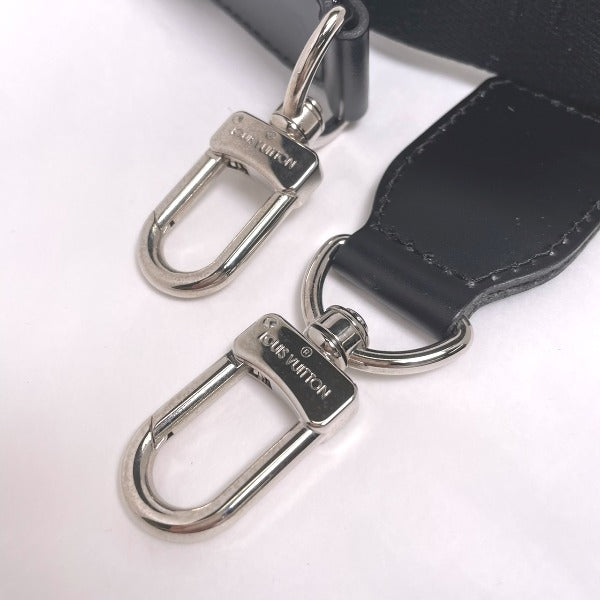 LOUIS VUITTON Shoulder strap Canvas, Steel black Adjustable For Damier Graphite
