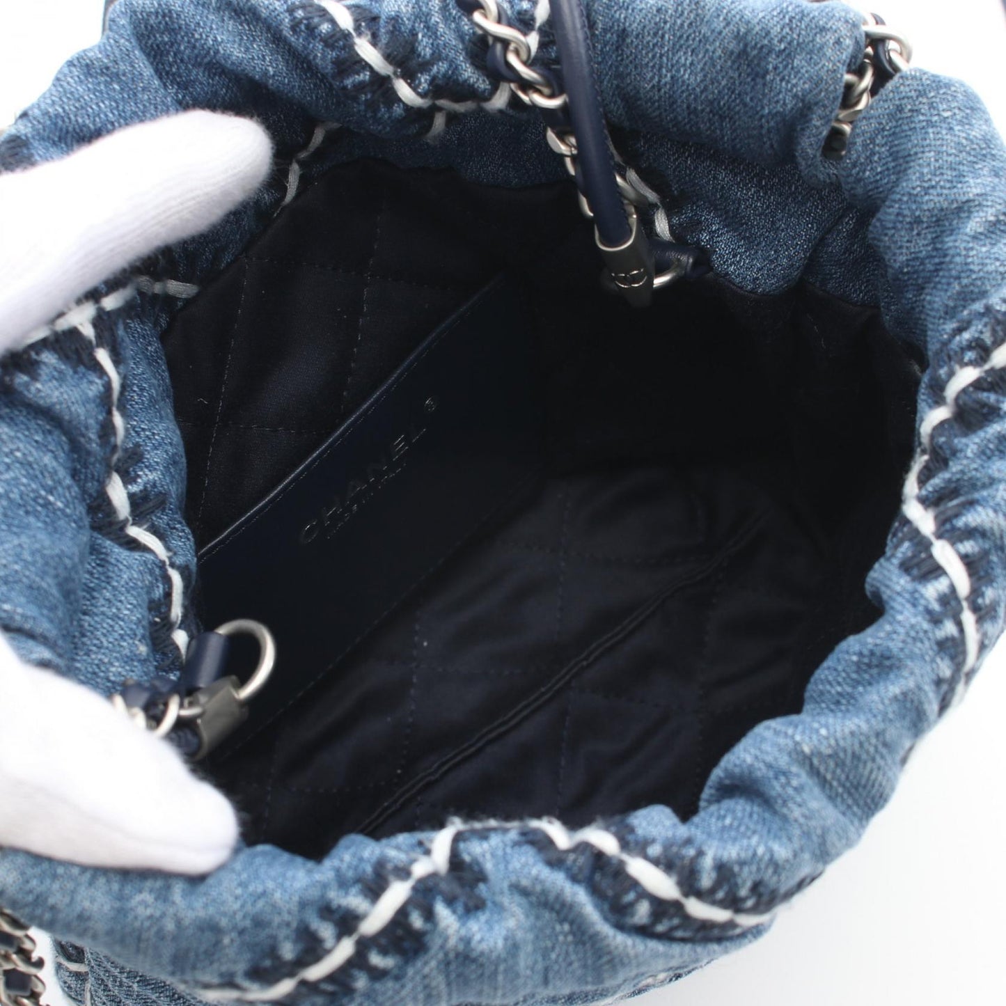 Chanel CHANEL 22 Denim Shoulder Bag