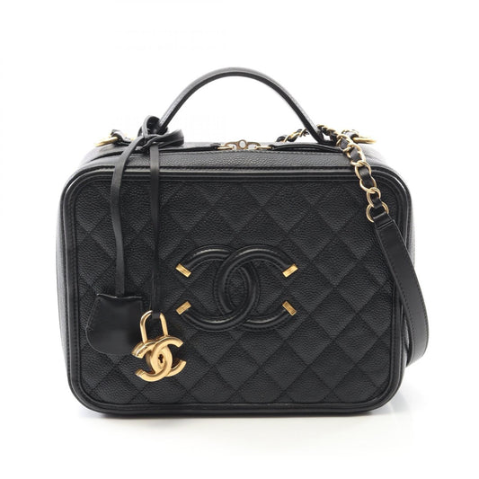 Chanel CC Filigree MatelassÃ© Calf Shoulder Bag
