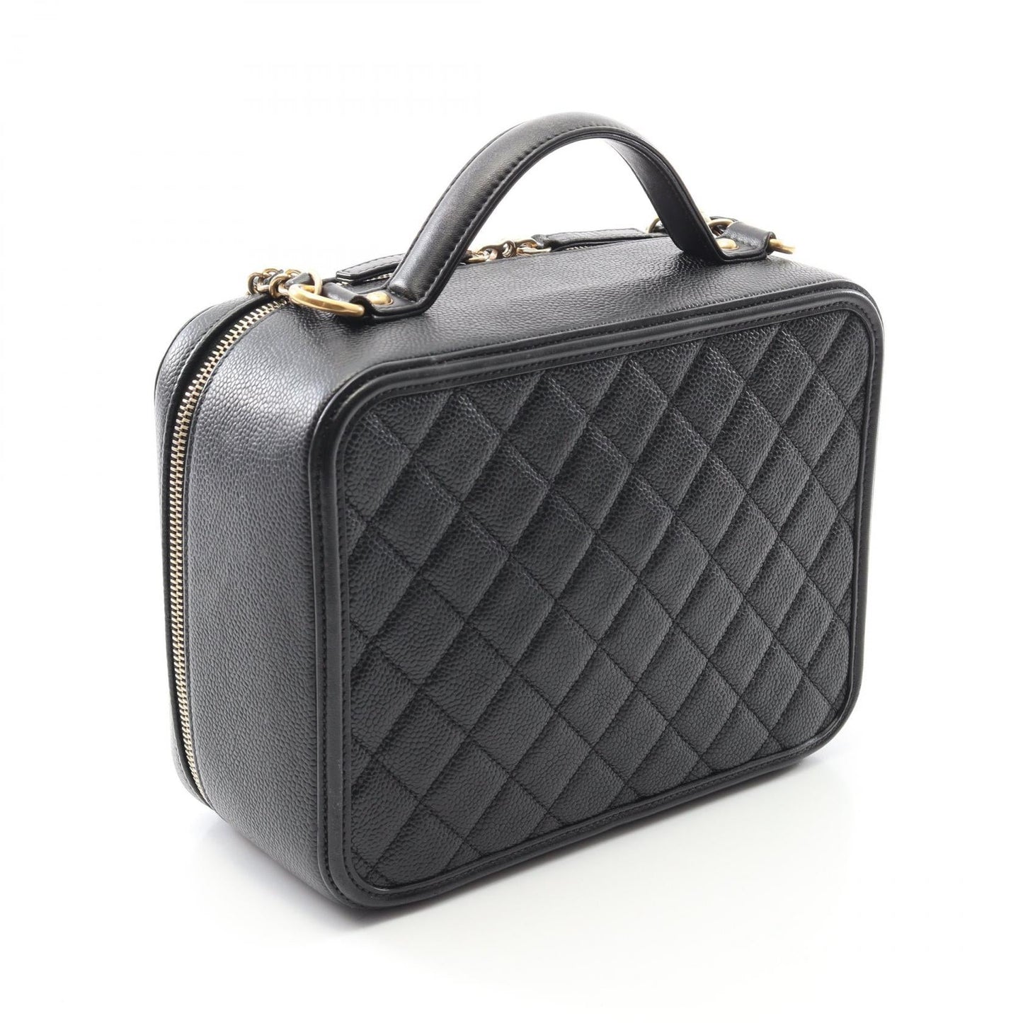 Chanel CC Filigree MatelassÃ© Calf Shoulder Bag