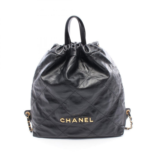 Chanel 22 Large Leather Backpack
