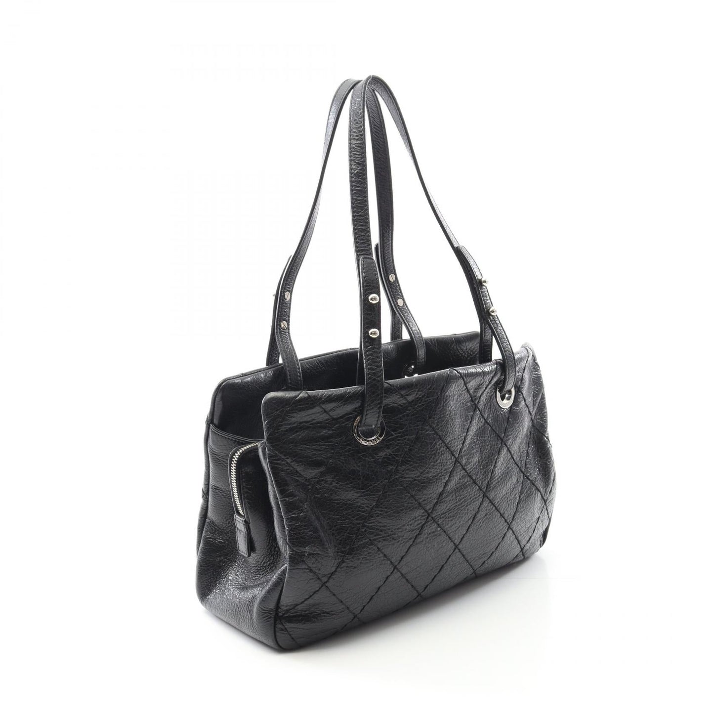 Chanel On the Road Leather Tote Bag