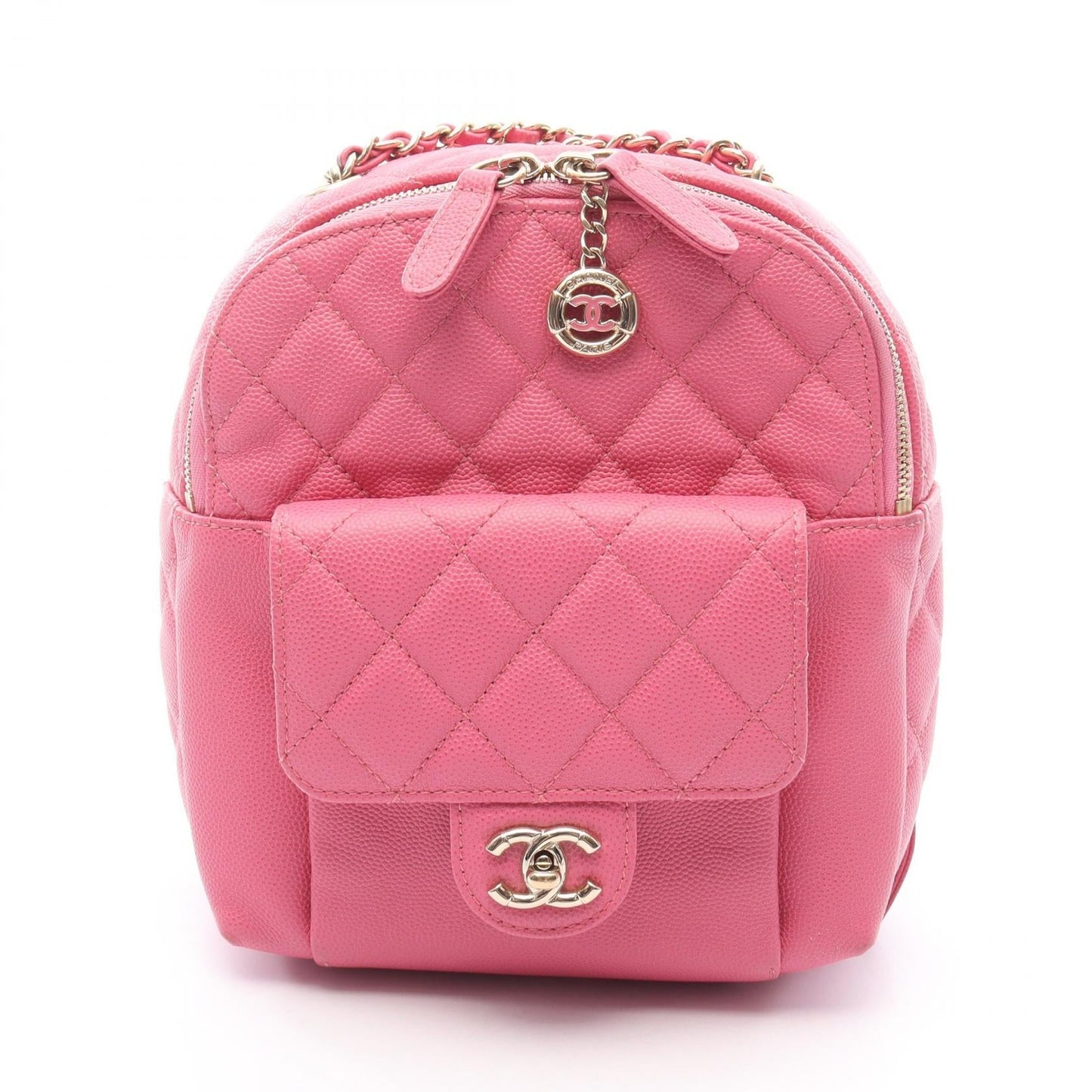 Chanel Matelasse Grained Calfskin Backpack