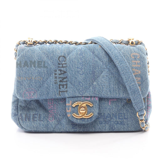 Chanel Matelasse Denim Shoulder Bag