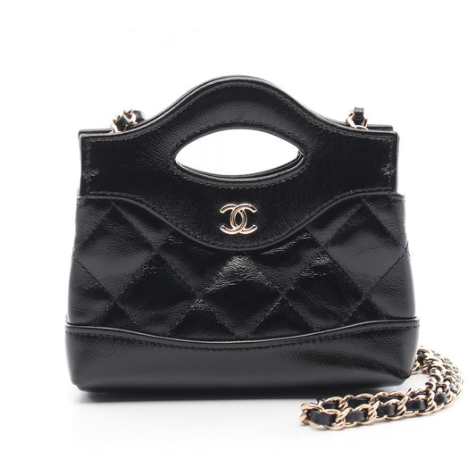 Chanel Chain Clutch Leather Shoulder Bag
