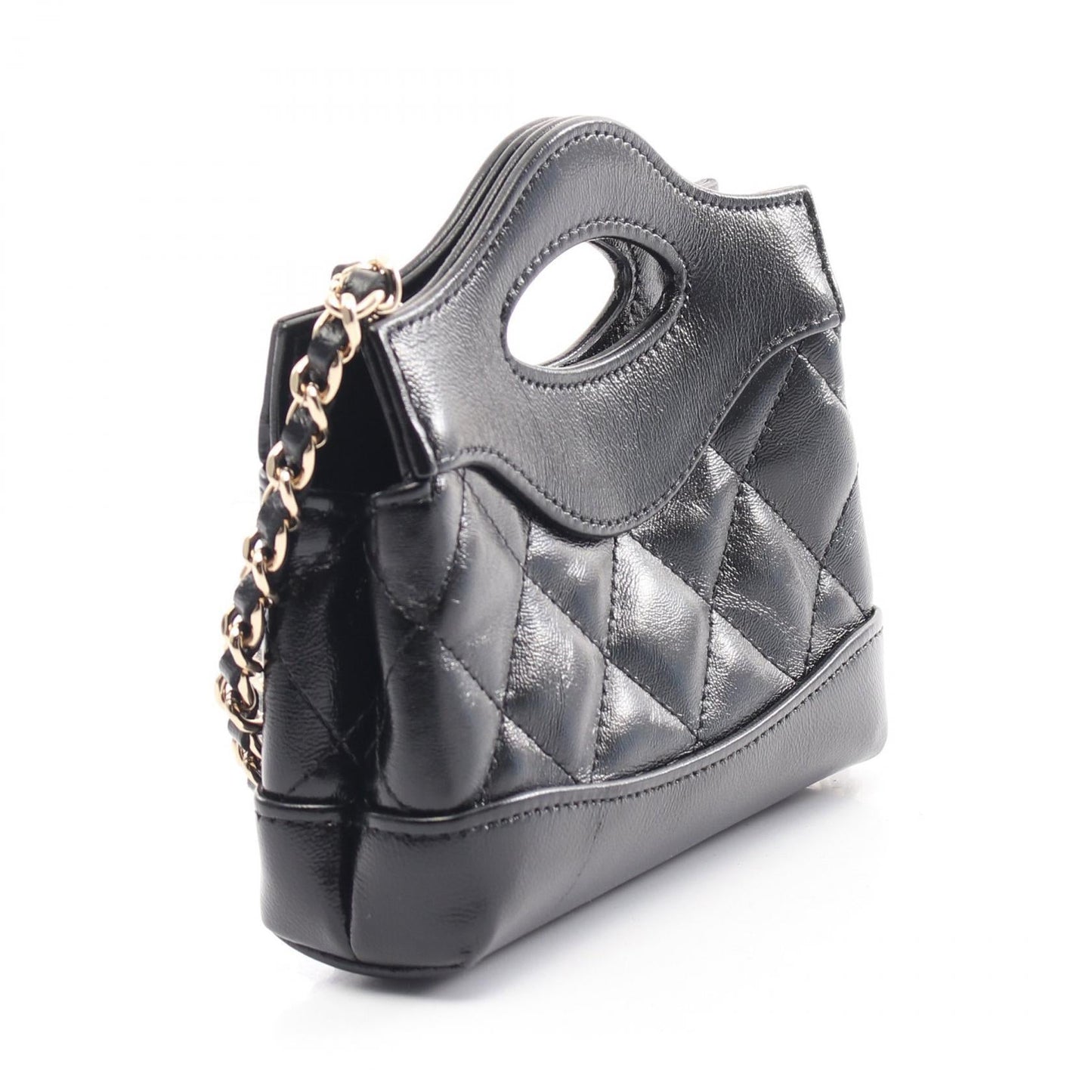 Chanel Chain Clutch Leather Shoulder Bag