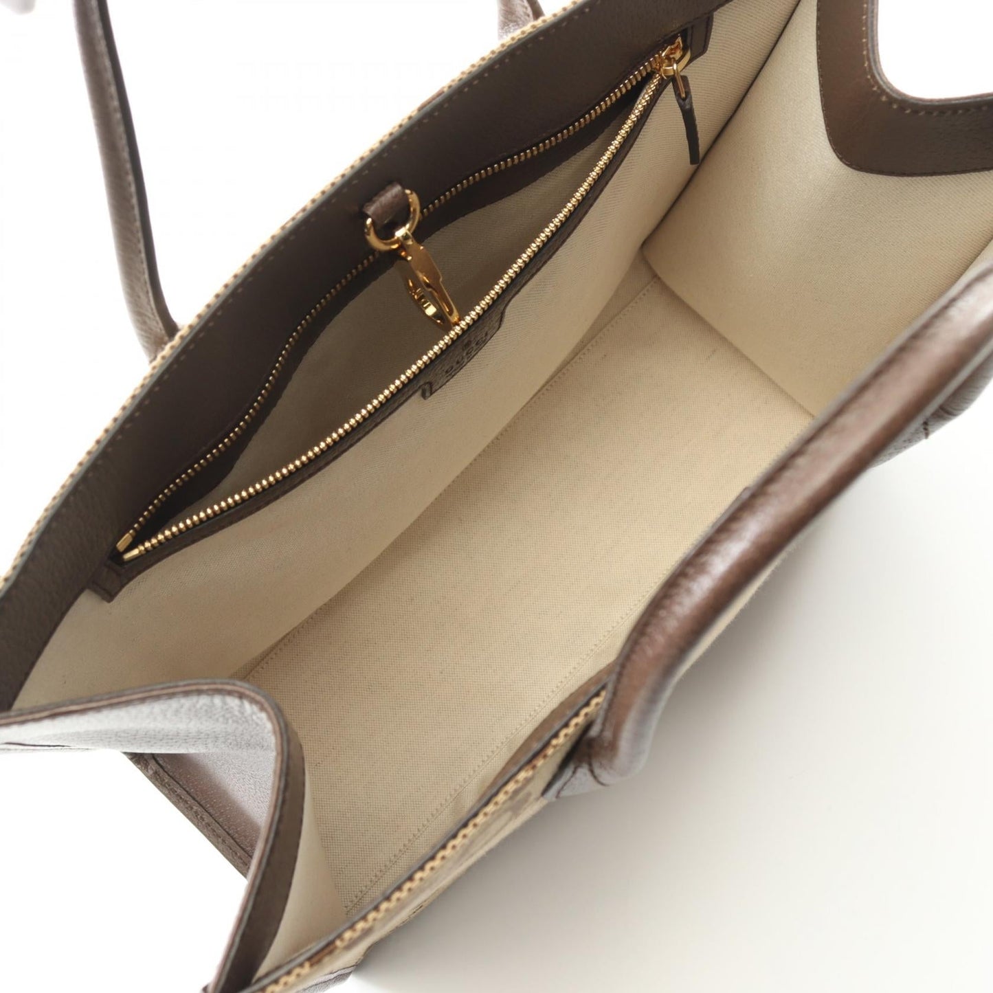 Gucci Jumbo GG Canvas Leather Tote Bag