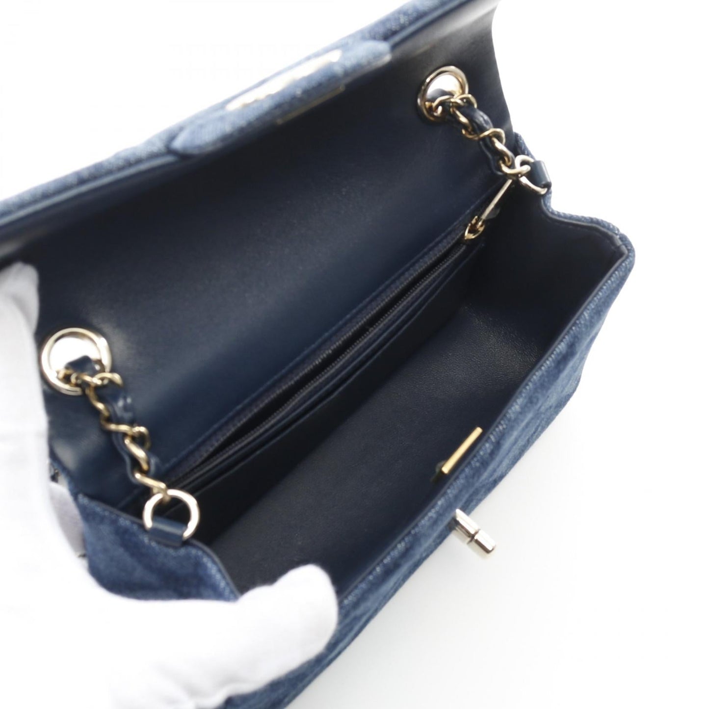 Chanel Mini MatelassÃ© 20 Denim Shoulder Bag