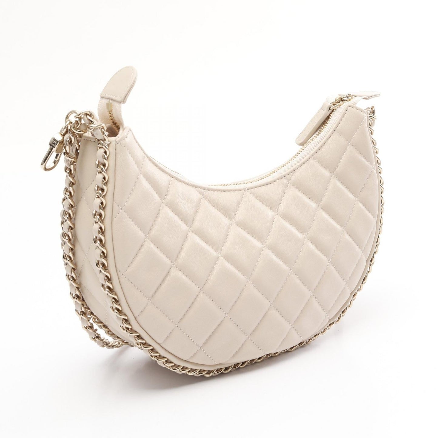 Chanel Matelasse Small Hobo Lambskin Shoulder Bag
