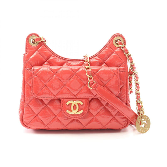 Chanel Matelasse Patent Leather Shoulder Bag