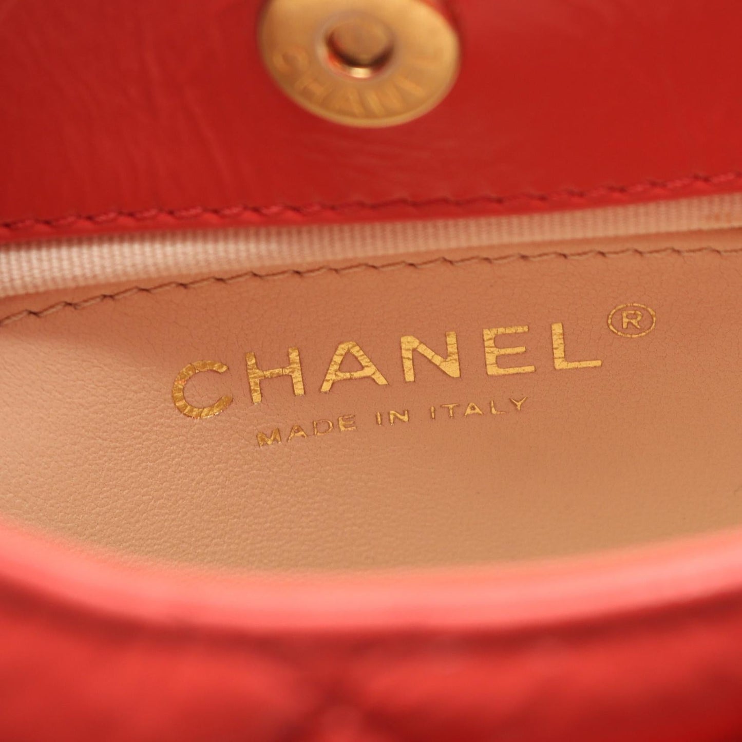 Chanel Matelasse Patent Leather Shoulder Bag