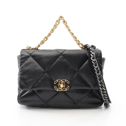 Chanel 19 Deneuf Lambskin Shoulder Bag