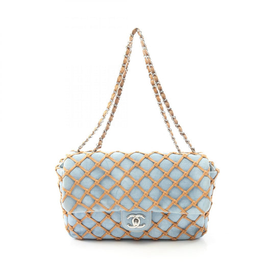 Chanel Matelasse Denim Shoulder Bag
