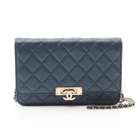 Chanel Matelasse Coco Lock Grained Calfskin Shoulder Bag