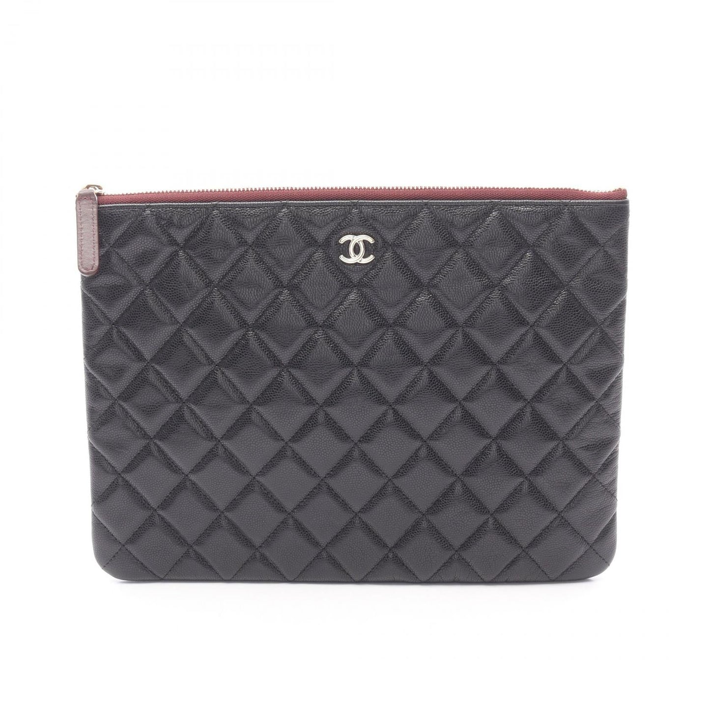 Chanel Matelasse Calfskin Clutch Bag