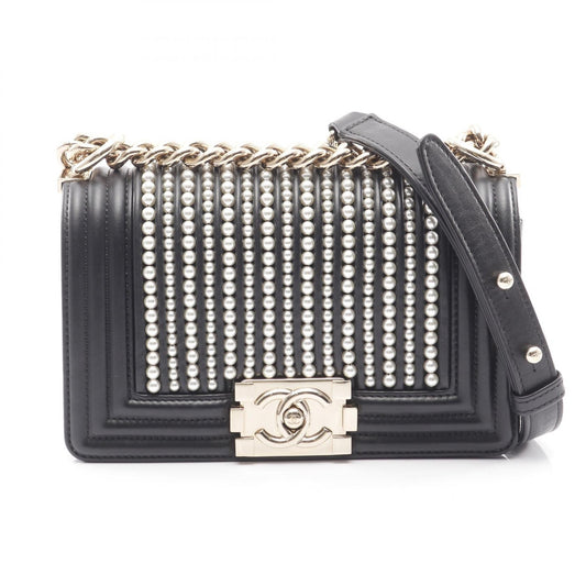 Chanel Boy Chanel Lambskin Shoulder Bag