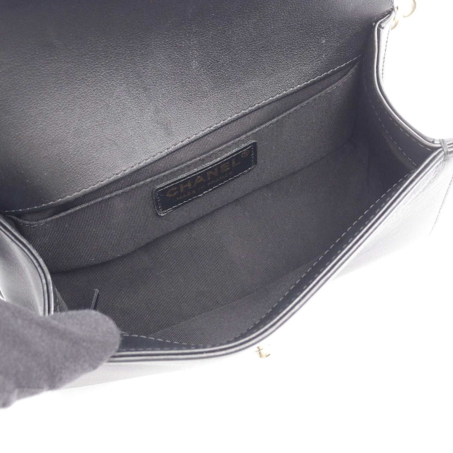 Chanel Boy Chanel Lambskin Shoulder Bag