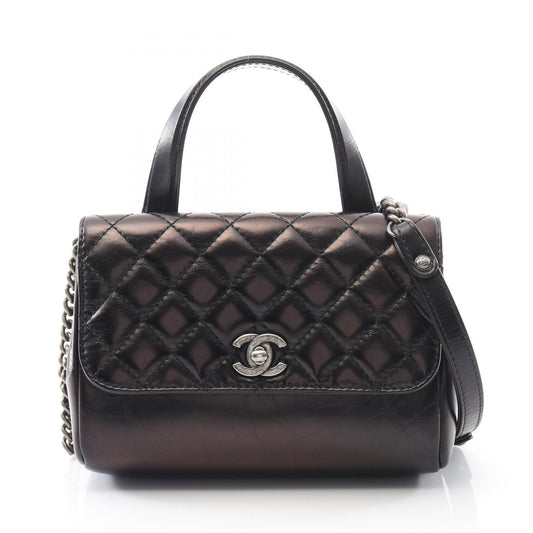 Chanel Matelasse Leather 2way Shoulder Bag