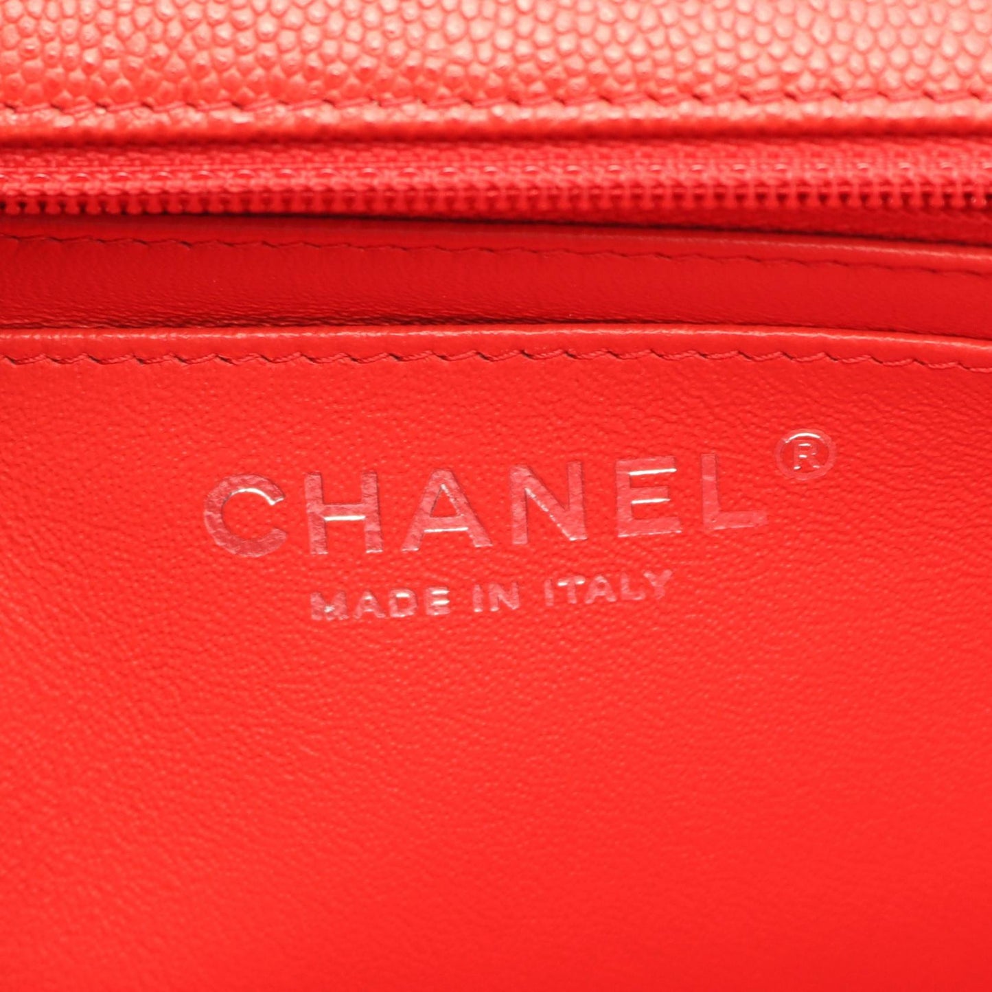 Chanel Chevron V Stitch Caviar Skin Shoulder Bag