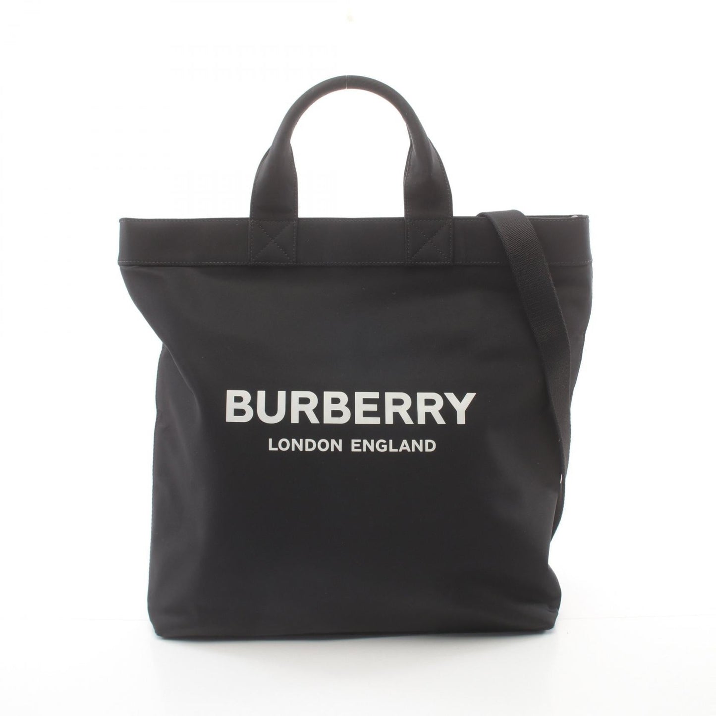 Burberry ECONYL Nylon Leather Tote Bag