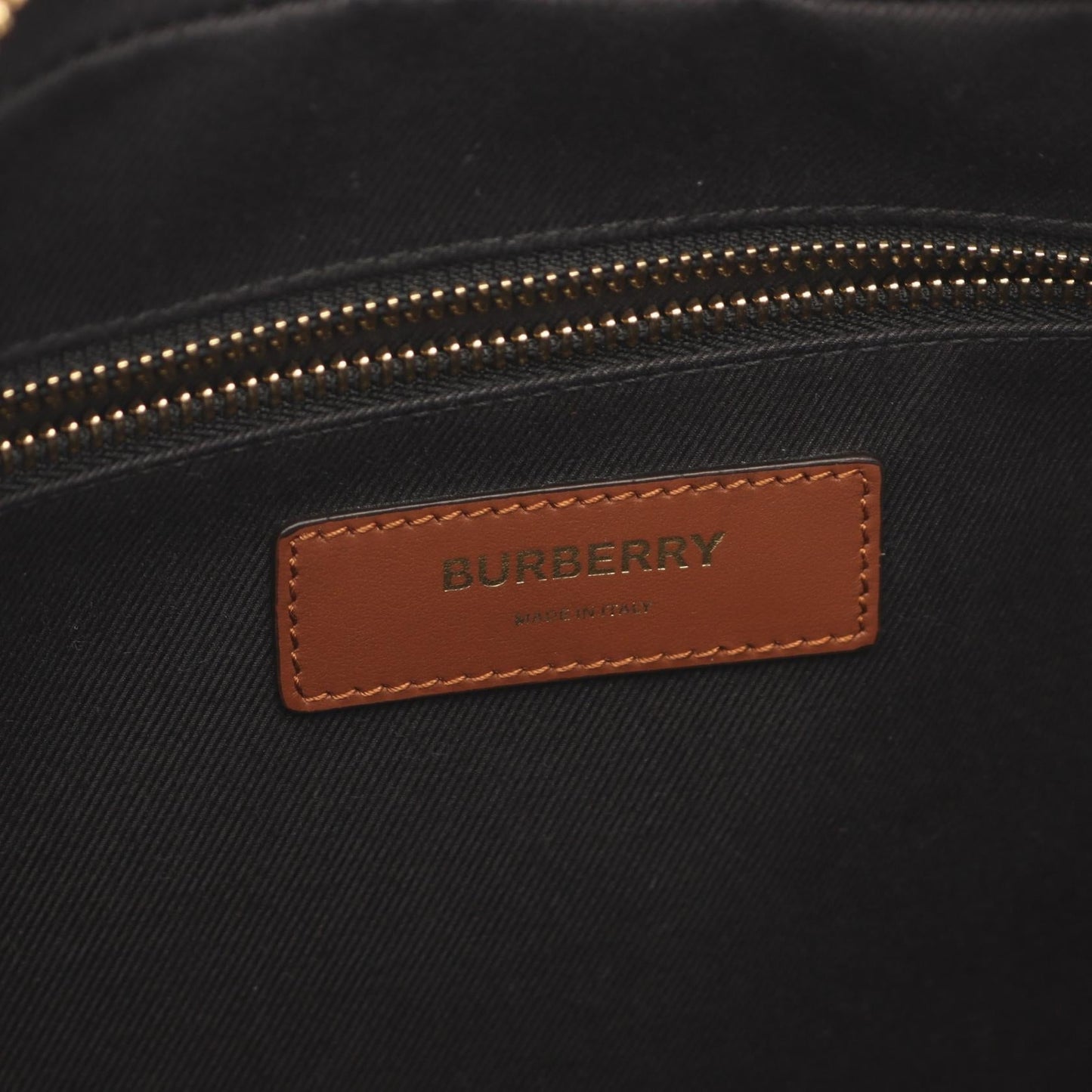 Burberry TB Monogram Coated Canvas Shoulder Bag