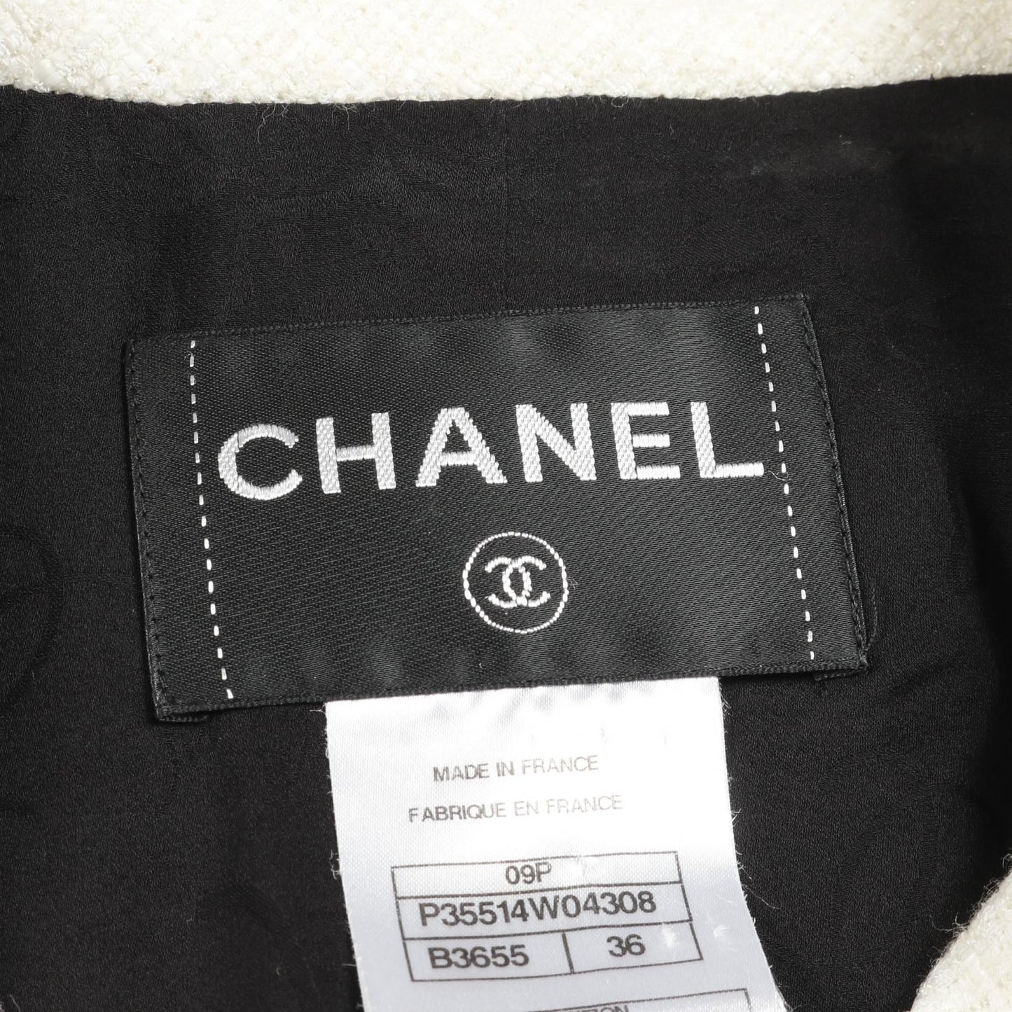 Chanel Wool Cotton Jacket Handbag