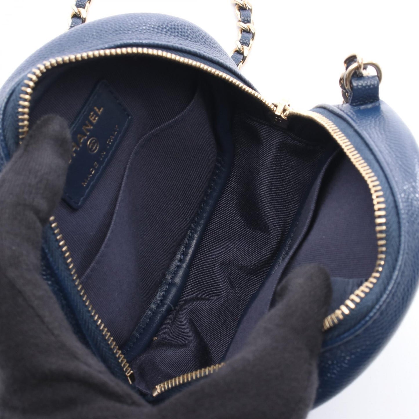 Chanel MatelassÃ© Caviar Skin Mini Shoulder Bag