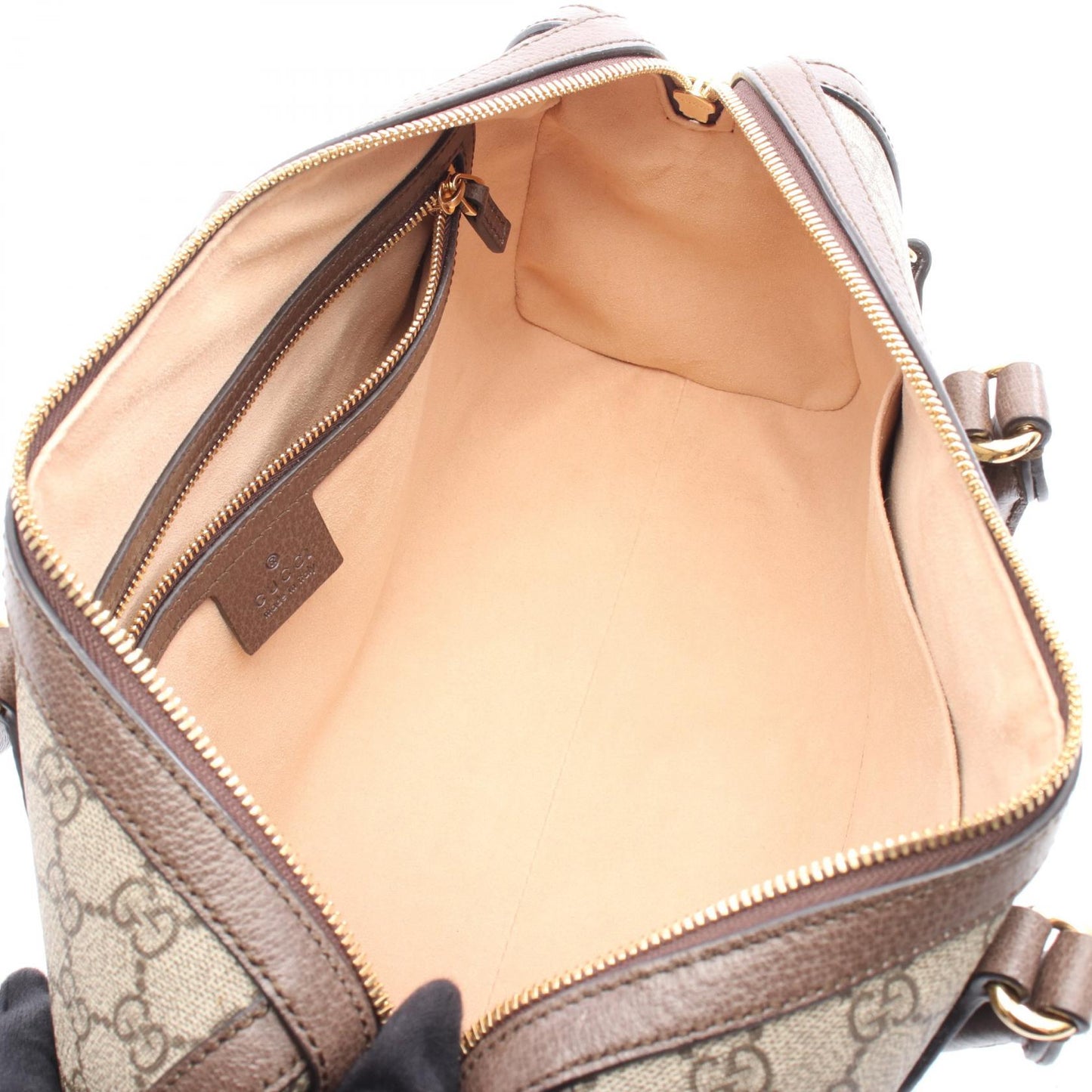 Gucci Ophidia GG PVC Coated Canvas Leather 2way Handbag