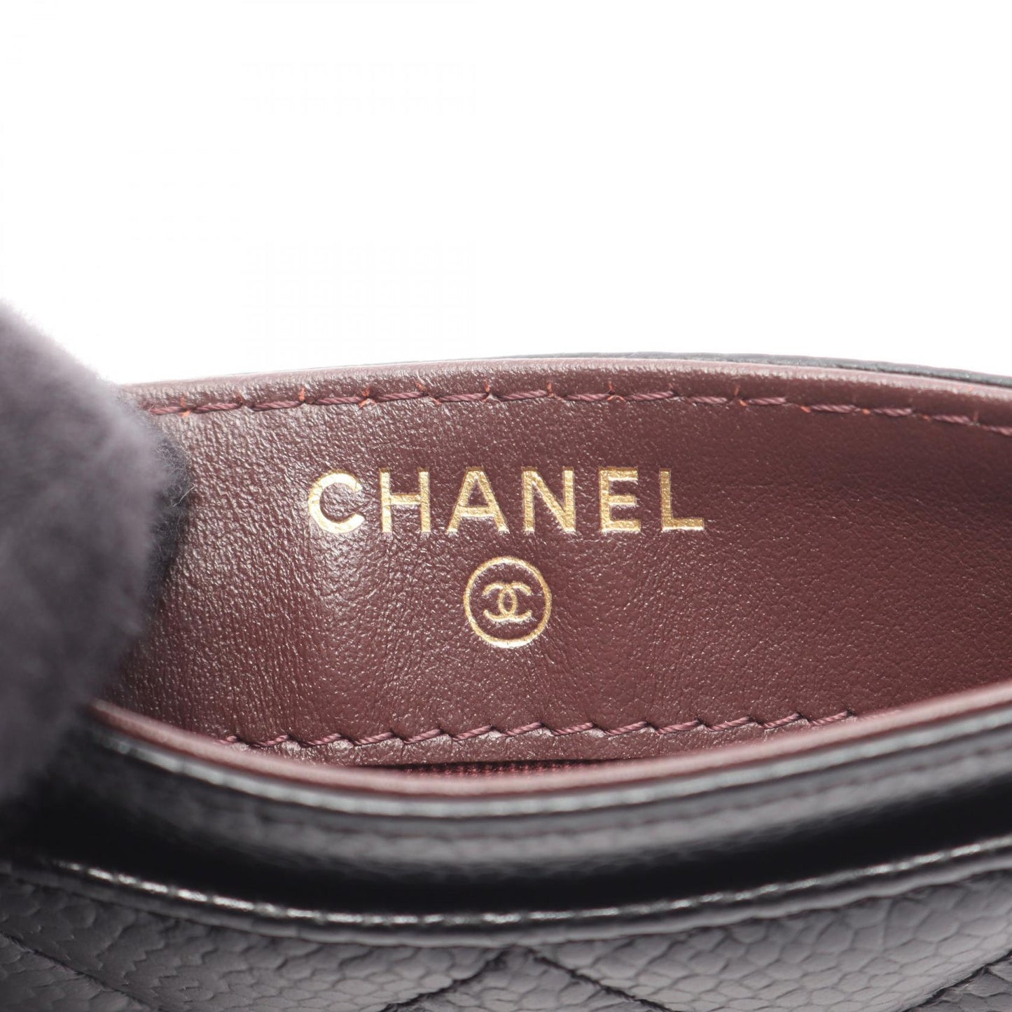 Chanel Matelasse Grained Calfskin Card Case Handbag