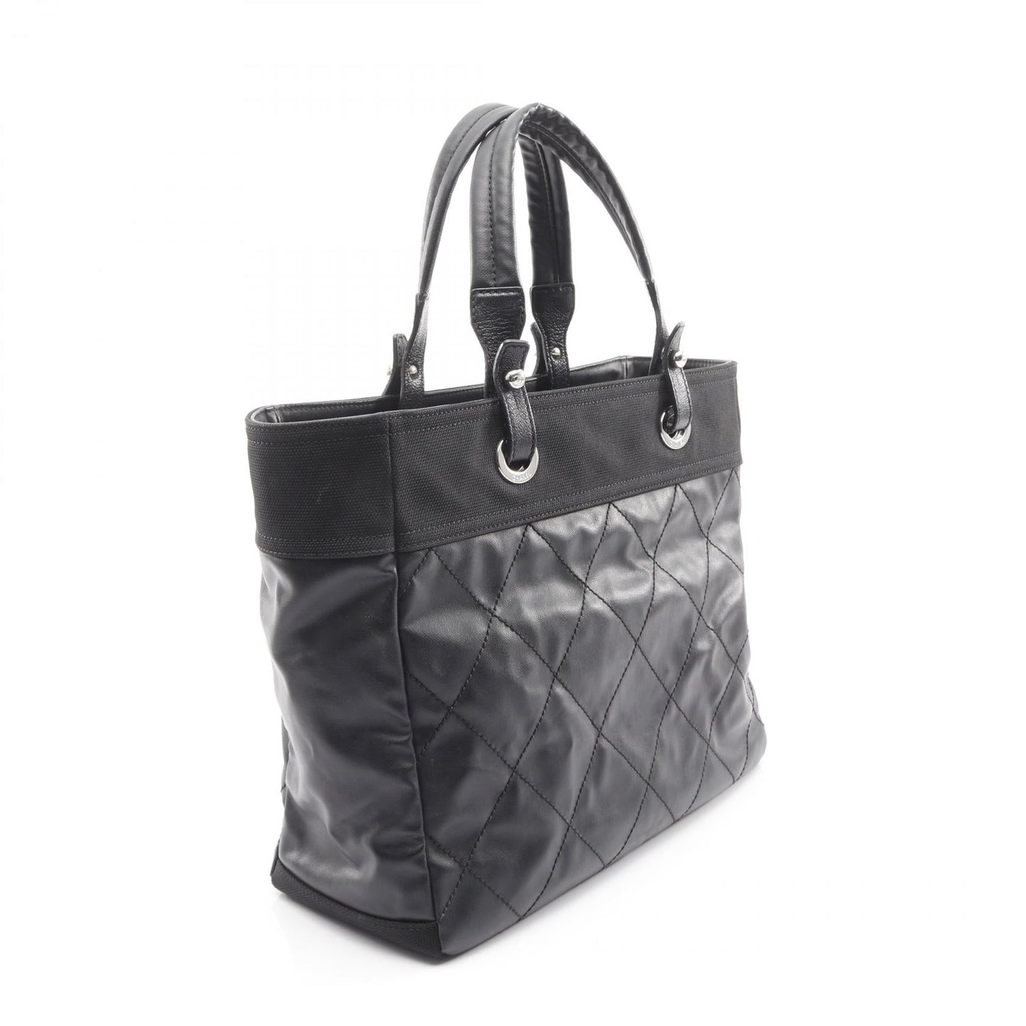 Chanel Paris Biarritz PVC Coated Canvas Tote Bag