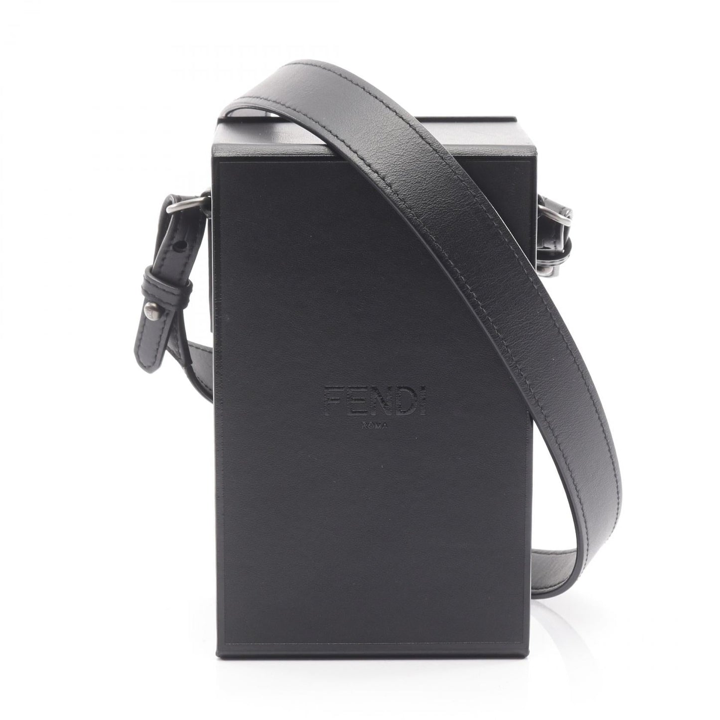 Fendi Box Leather Shoulder Bag