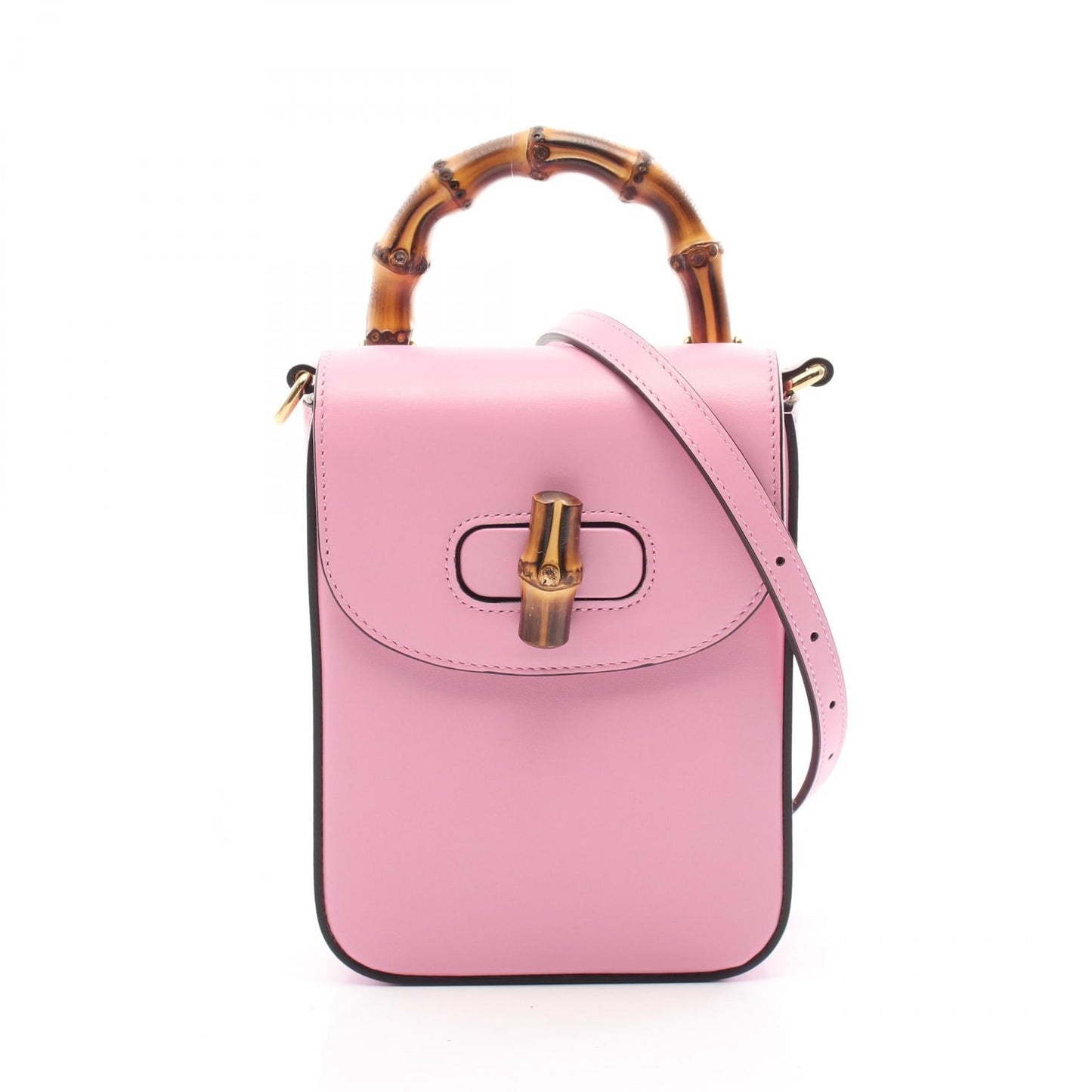 Gucci Bamboo Leather Handbag