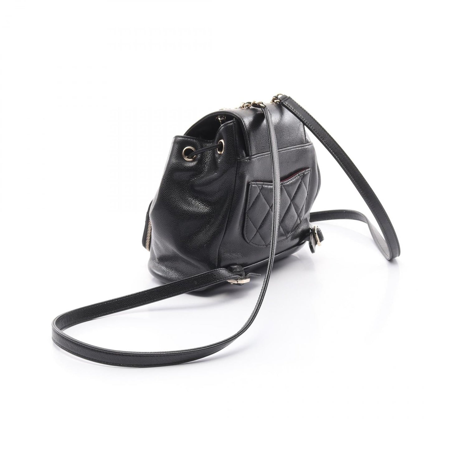 Chanel MatelassÃ© Grained Calfskin Backpack