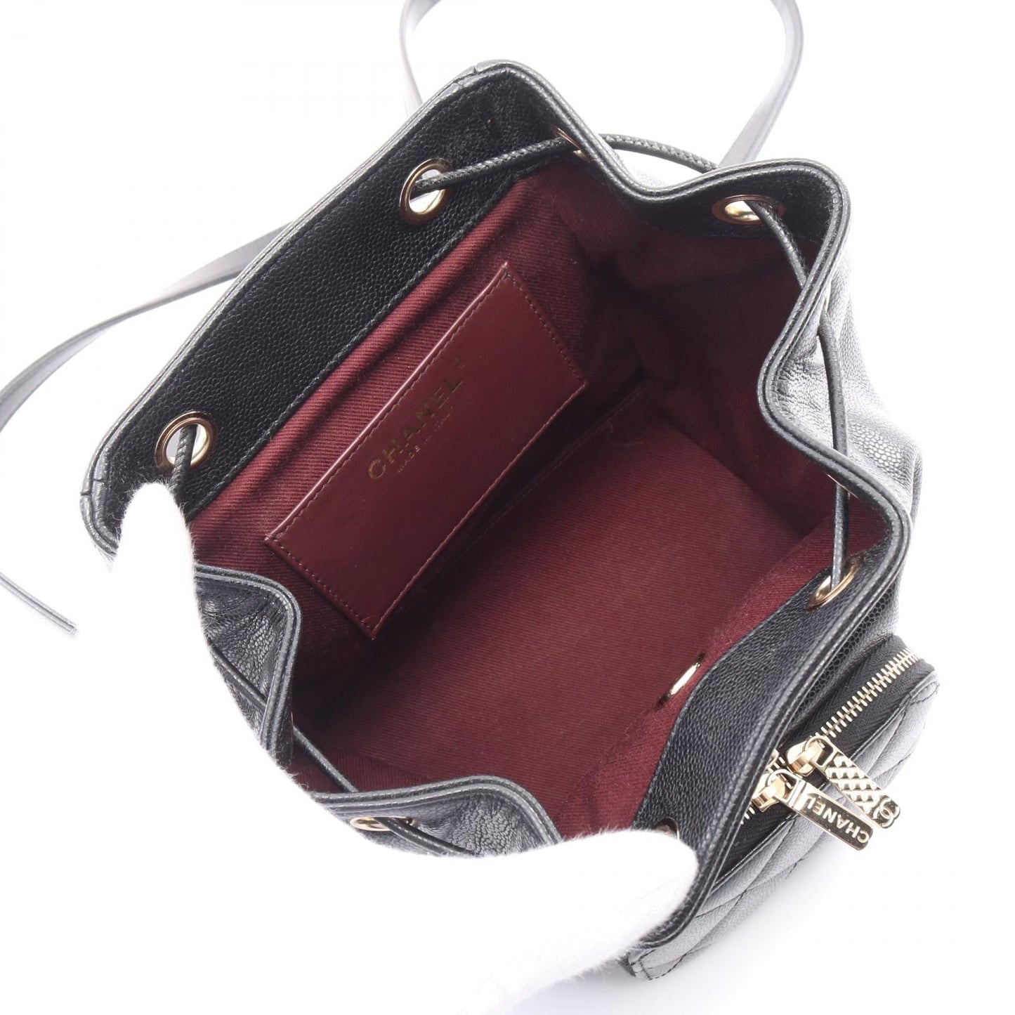 Chanel MatelassÃ© Grained Calfskin Backpack