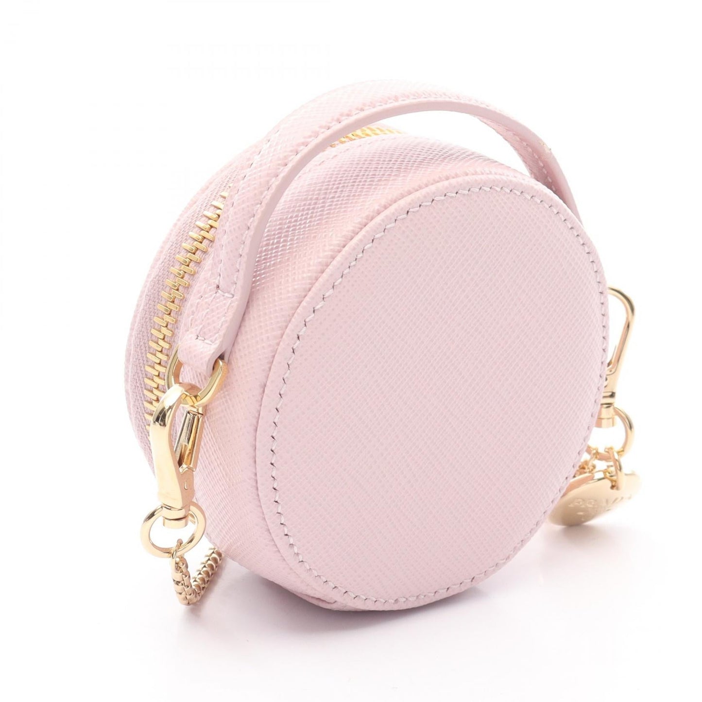 Prada Saffiano Triangle Mini Shoulder Bag