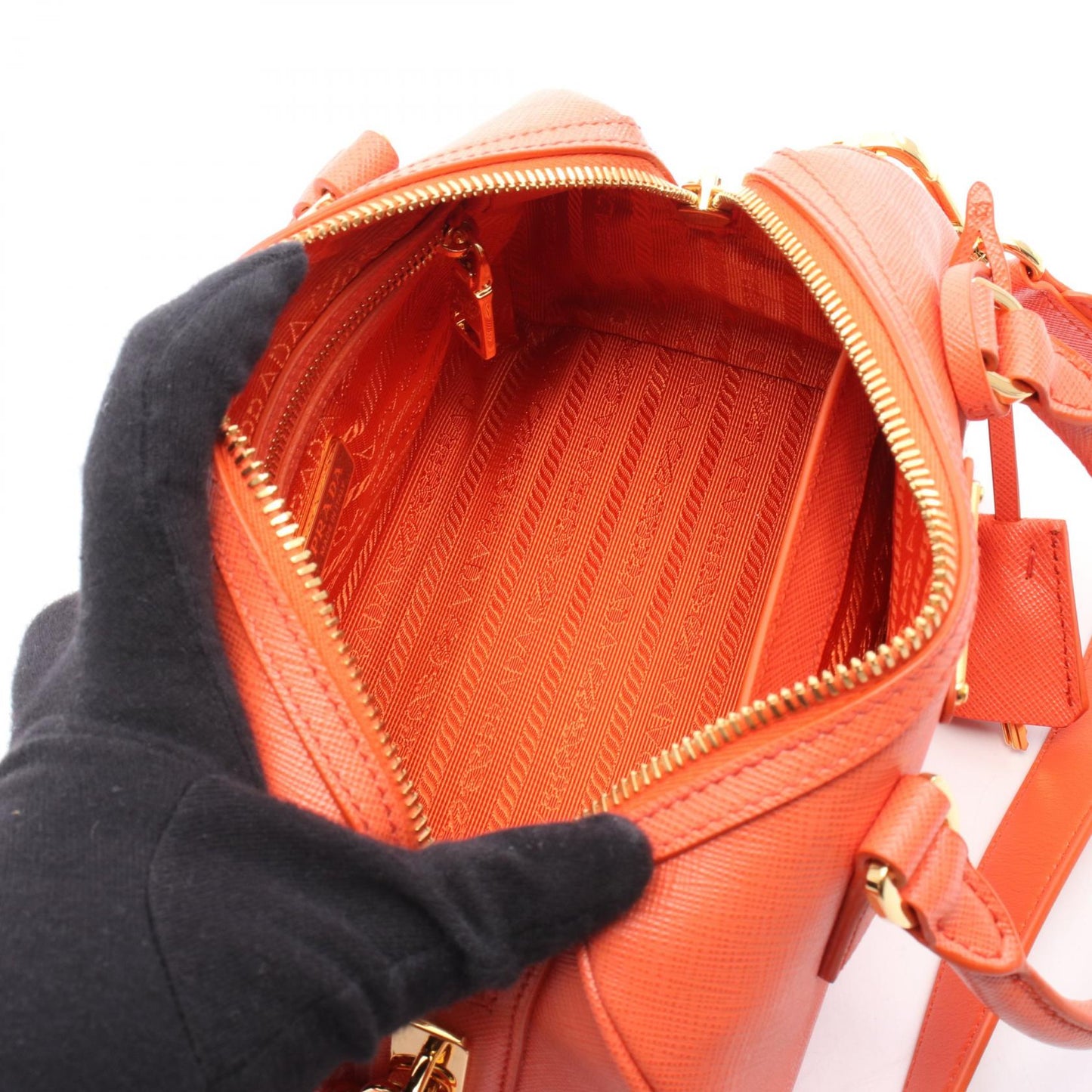 Prada SAFFIANO LUX Saffiano Leather Handbag