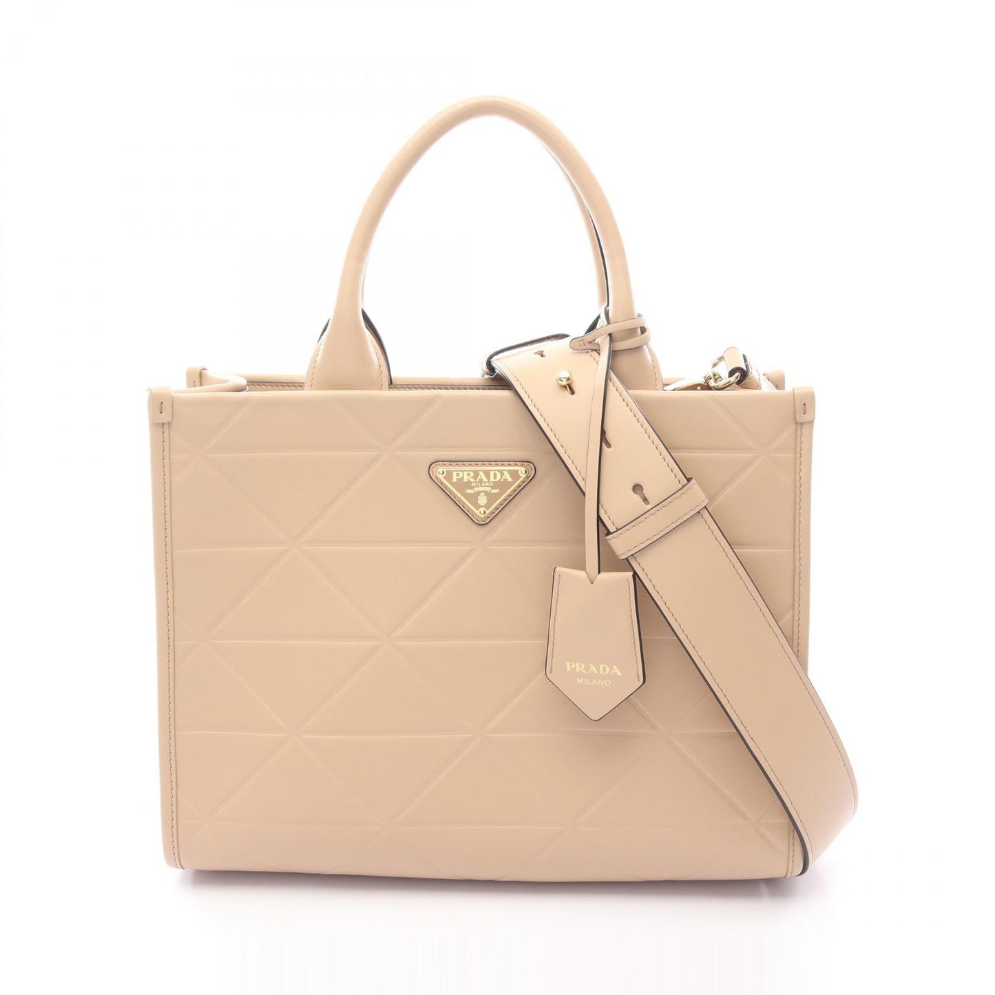 Prada Symbol SOFT CALF Tote Bag