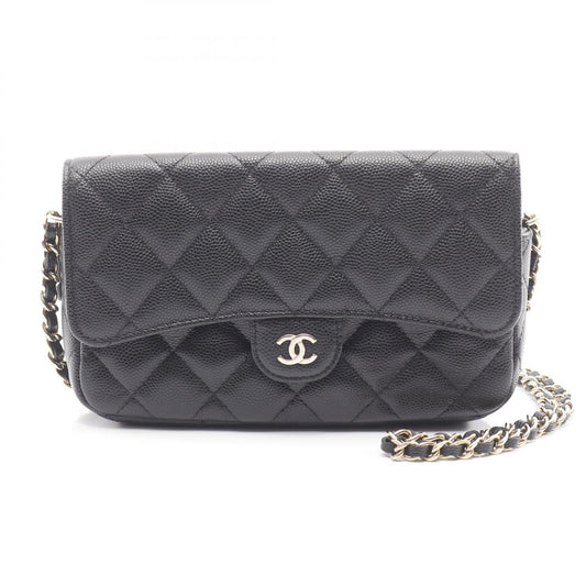 Chanel Matelasse Grained Calfskin Chain Phone Case Shoulder Bag