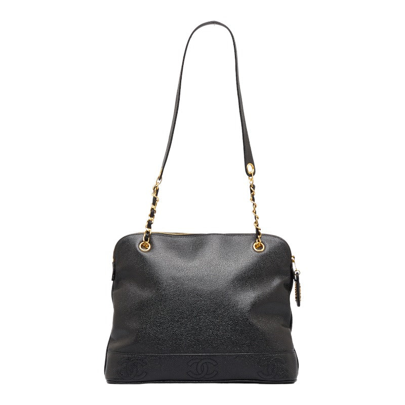 Chanel Coco Mark Caviar 2way Chain Bag Classic Flap