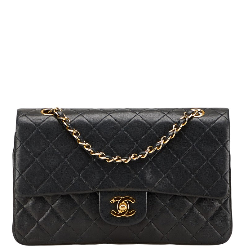 Chanel Matelasse Coco Mark W Flap Lambskin 2way bag