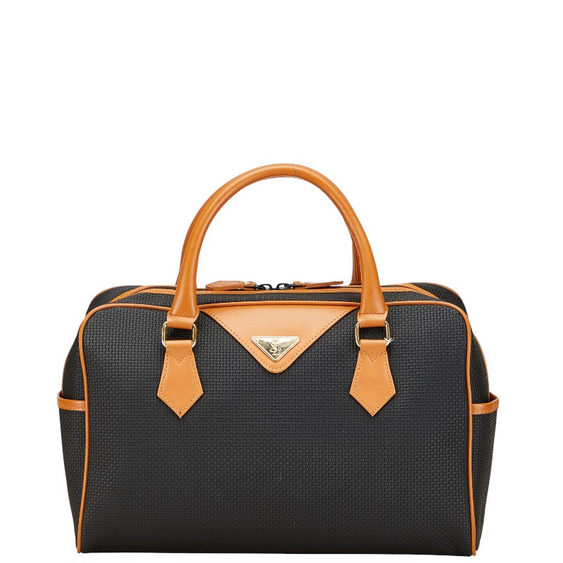 Saint Laurent PVC Leather Boston Bag