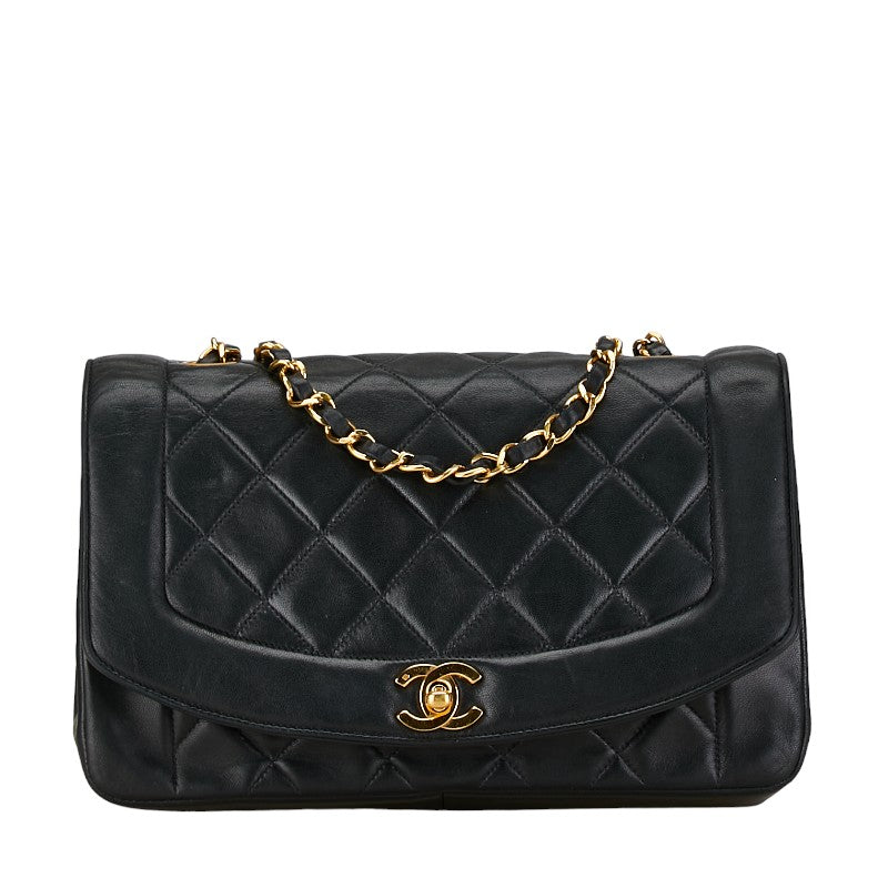Chanel Diana Matelasse Lambskin Shoulder Bag