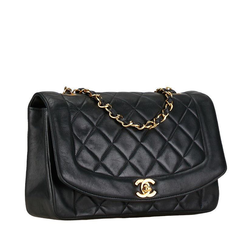 Chanel Diana Matelasse Lambskin Shoulder Bag