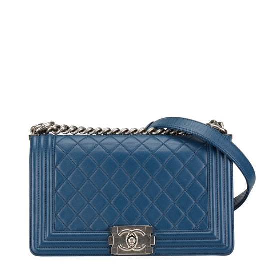 Chanel Matelasse 25 Boy Chanel Leather Shoulder Bag