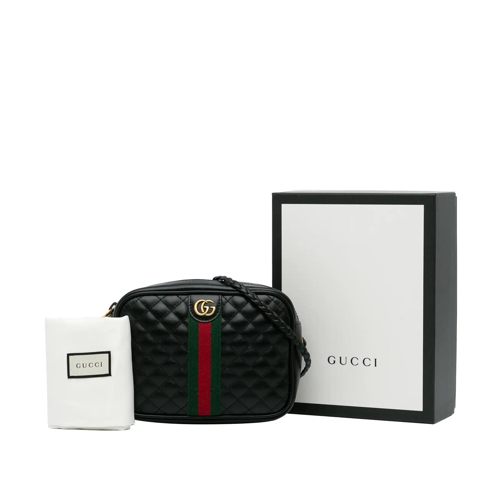Gucci Leather Quilted Crossbody Style 1