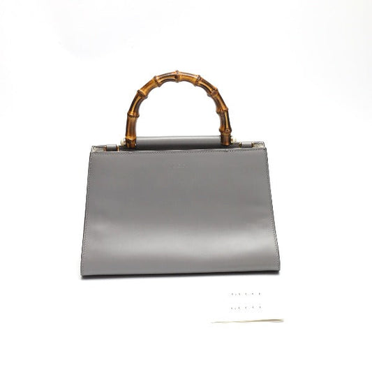 GUCCI Handbag 459076 Bamboo gray Bamboo Women