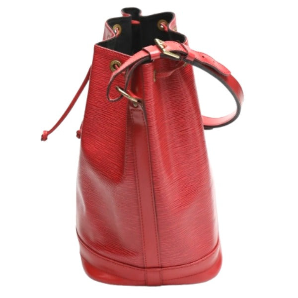 LOUIS VUITTON Shoulder Bag Epi Leather Castarian red Drawstring type Epi Petit Noe Women