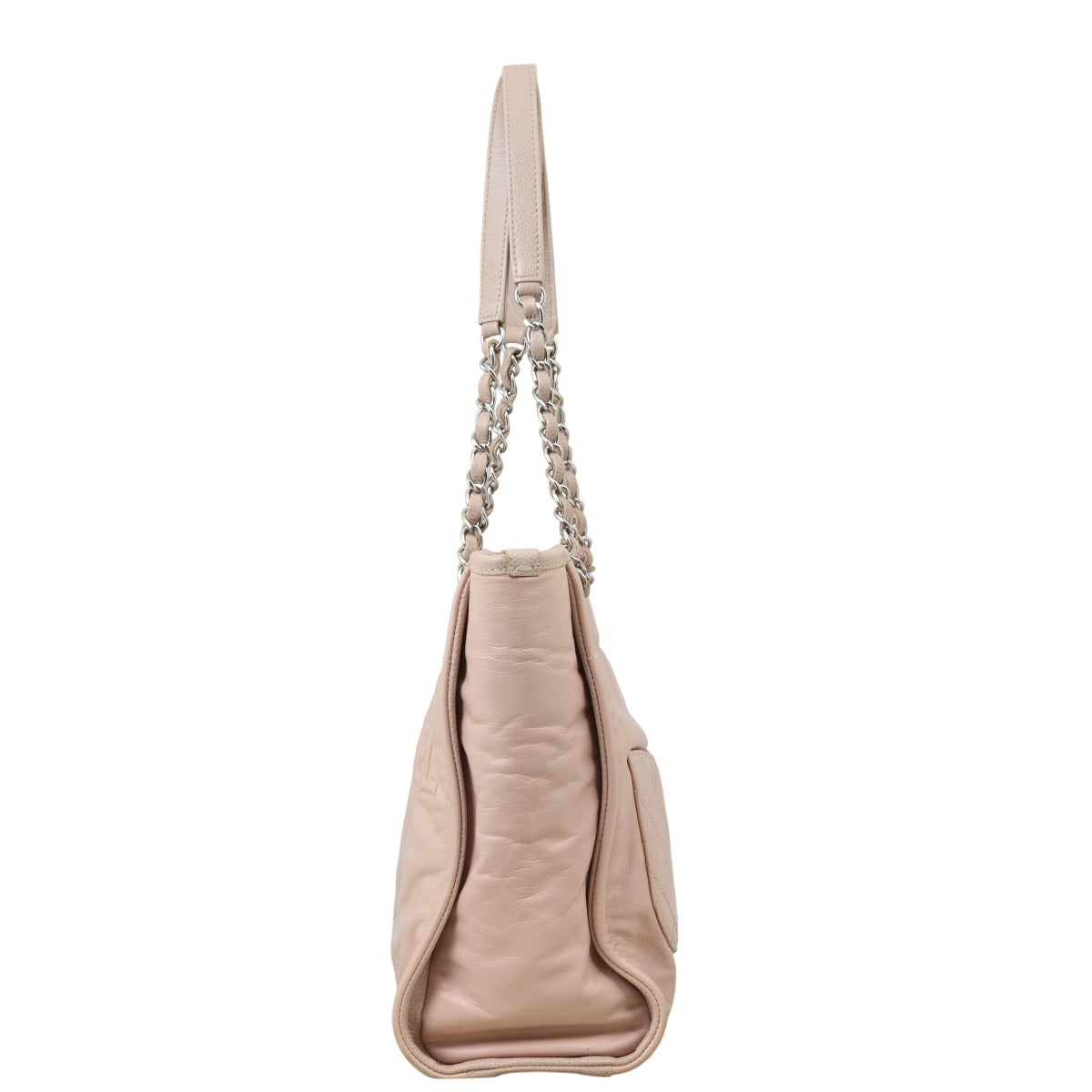 Chanel Deauville North South Tote Small Leather